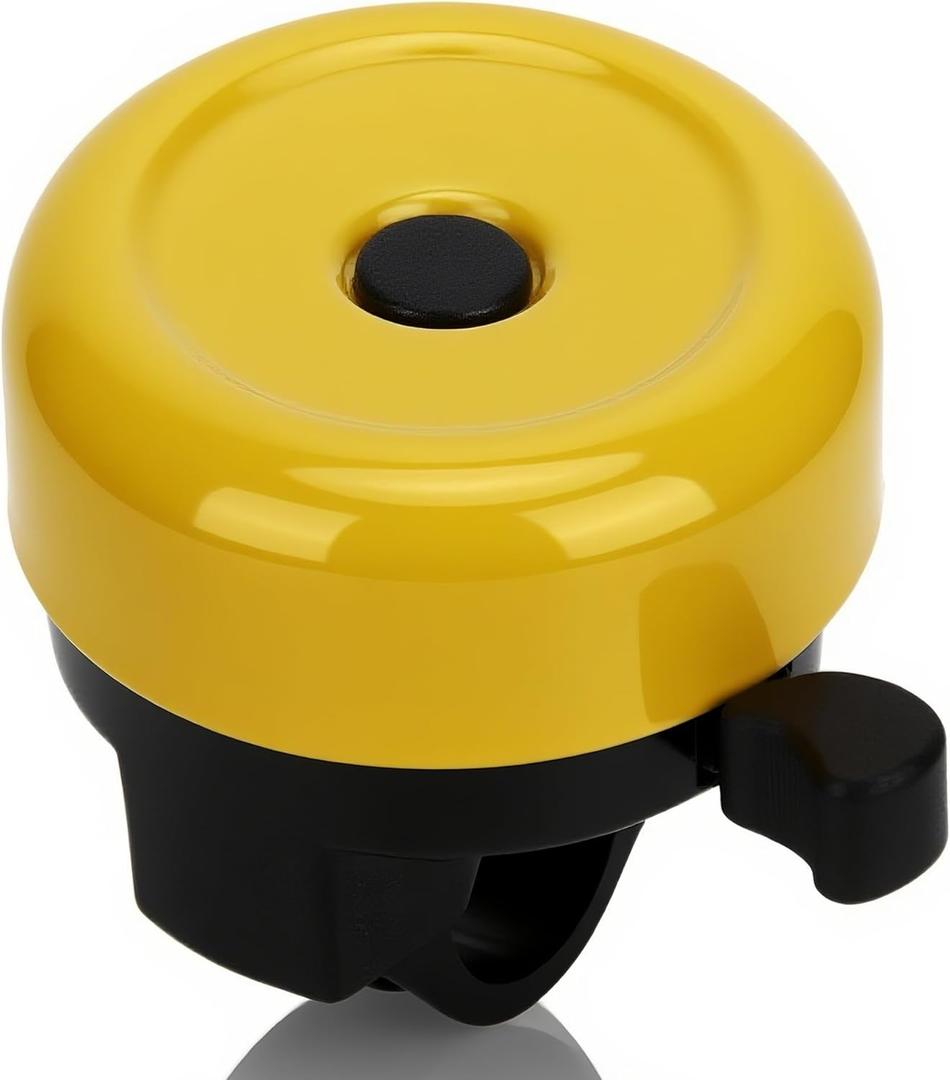 Kids Bike Bell Girls  Cute Bicycle Bell for Boys & Girls, Easy-to-Install Handlebar Bell for Kids' Bikes (yellow)