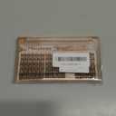 Anime Cluster Lashes Brown Cluster Eyelash Extensions Fairy Eyelash Clusters Wispy Lash Clusters Dark Brown Individual Lash C-Curly Lash Extension Spiky Manga DIY Eyelashes Pack (108Pcs, 10-16MM)