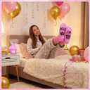 HAPPYPOP Birthday Gift Ideas for Teens - 13-19 Year Old Girls Holy Fuzzy Socks for Daughter (Pink)