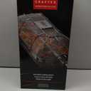 Weber Crafted Rotisserie Crisping Basket  StainlessSteel Rotisserie Basket with Removable Divider for Even Crisping