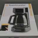 Toastmaster 12-Cup Digital Touchscreen Drip Coffee Maker - Programmable Automatic Coffee Machine - Kitchen Appliance with Keep Warm Setting