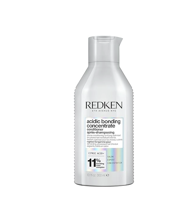Redken Acidic Bonding Concentrate Conditioner For Damaged Hair Repair  Strengthens and Repairs Weak and Brittle Hair, SulfateFree, With Citric Acid