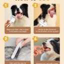 3-in-1 Pet Grooming Tool - Deshedding Dog Brush, Dematting Comb, Undercoat Rake for Long Hair Dogs & Cats, Grooming Comb for Shedding and Matting