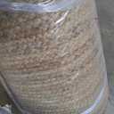 Natural Jute Area Rug 9'x12' Hand Braided Farmhouse Rug Living Room Bedroom