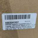 KROSER Hardside Expandable Carry On Luggage with Spinner Wheels & Built-in TSA Lock, Durable Suitcase Rolling Luggage with USB Port, Carry-On 20-Inch, Burgundy