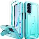 URBANITE for Motorola Moto G Stylus 5G (2022) Case, Military Grade Rugged Shockproof Protective Cover with Screen Protector and Kickstand (Sky Blue)