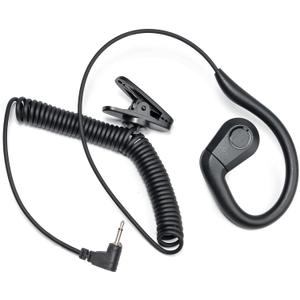 UAYESOK 2.5mm Receive/Listen Only Earpiece for Ham Radio Speaker Mic, Ear-Hook Sport Style, Police Officer Club Security Law Enforcement Shoulder Mic Headset