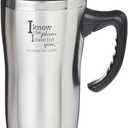 Christian Art Gifts Stainless Steel Double-Wall Vacuum Insulated Travel Mug 16 oz Tumbler and Coffee Cup with Lid and Handle BPA and Lead-free Eco-Friendly Mug - I know The Plans - Jeremiah 29:11