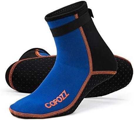 COPOZZ Diving Socks 3mm Neoprene Beach Water Socks-Anti Slip for Snorkel Swim Youth Men Women