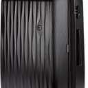 SwissGear 7272 Energie Expandable Hardside Luggage with Spinner Wheels and TSA Lock, Black, Checked-Large 27-Inch