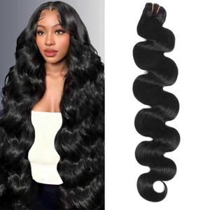 16A Raw Body Wave Bundles Human Hair 100% Human Hair Bundles,Triple Lifespan Virgin Remy Hair Extensions,Keep Texture Silky Soft After Multiple Washes (Body Wave 1 Bundle, 30 Inch)