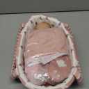 Dreamon 12'' Baby Doll Playset with Carrier Bassinet Bed, 11PCS Baby Doll Accessories Includes Pacifier, Blanket, Pillow, Diaper, Pretend Play Set Baby Doll Care Toys Gifts for Kids Girls