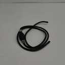 Tnisesm 5/16" Fuel Line Assembly, Nylon Braided Fuel Line Hose Rubber Marine Outboard Boat Motor RVs Fuel Assembly with Primer Bulb 304 Steel Hose Clamps 6.5FT