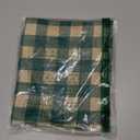 Sage Green Buffalo Plaid Square/Round Tablecloths 52x52, Farmhouse Green White Checkered Table Cloth Table Cover Indoor/Outdoor Tabletop Decor for Wedding Holiday Party Dinner Baby Shower