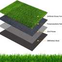 Artificial Grass, 26x51'' Dog Pee Pads, Professional Dog Potty Training Rug, Grass Mat with Drainage Holes, Pet Turf Indoor Outdoor Flooring Fake Grass Doormat-Easy to Clean (26"x51")