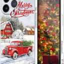 for iPhone 16 Pro Case, Cute Red Car Pattern Merry Christmas Phone Case for Women Girls Children Anti-Yellow Soft TPU Bumper Shockproof Protective Cover for iPhone 16 Pro