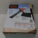 BLACK+DECKER 3-in-1 Leaf Blower, Leaf Vacuum and Mulcher, Up to 230 MPH, 12 Amp, Corded Electric (BV3600)