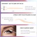 NINGLASH Diva Lash Clusters Kit Fluffy DIY Eyelash Extension, Individual Lashes Cluster Lashes 272pcs Thick Faux Cat Eye Mink DIY Lash Extension Kit, Lash Bond and Seal Remover Tweezer Comb Brush