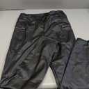 ellos Plus Size Skinny Leather Pants (Black)
