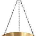 Hanging Bird Bath Bird Feeder Bowl with 16.3 inch Iron Hanging Chain Detachable Outdoor Decor for Garden Backyard Patio and Deck - Perfect for Attracting Birds