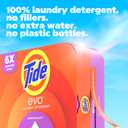 Tide evo Spring Blast Scent Laundry Detergent Fiber Tiles Works on 100% of Common Stains Safe for All Machines and Water Conditions Concentrated HE Compatible Clean and Instant Dissolve, 42 Count