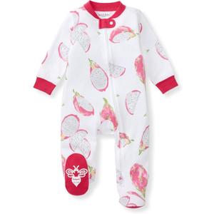 Burt's Bees Baby Boys Footless Pajamas, Sleep and Play Loose Fit, 100% Organic Cotton Soft One-piece PJs, Sizes NB to 6-9 Months