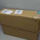 KindTail PAWD Collapsible Puppy and Dog Crate + Washable Bed - Stylish Pet Kennel with Comfortable Pad - Safe Indoor Set - Lightweight, Compact & Portable for Travel - Small White