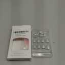 Glitter Press on Nails Square Short Fake Nail Full Cover Sparkly False Nails Acrylic Stick on Nails Reusable Shine Artificial Glue on Nail for Women 24Pcs