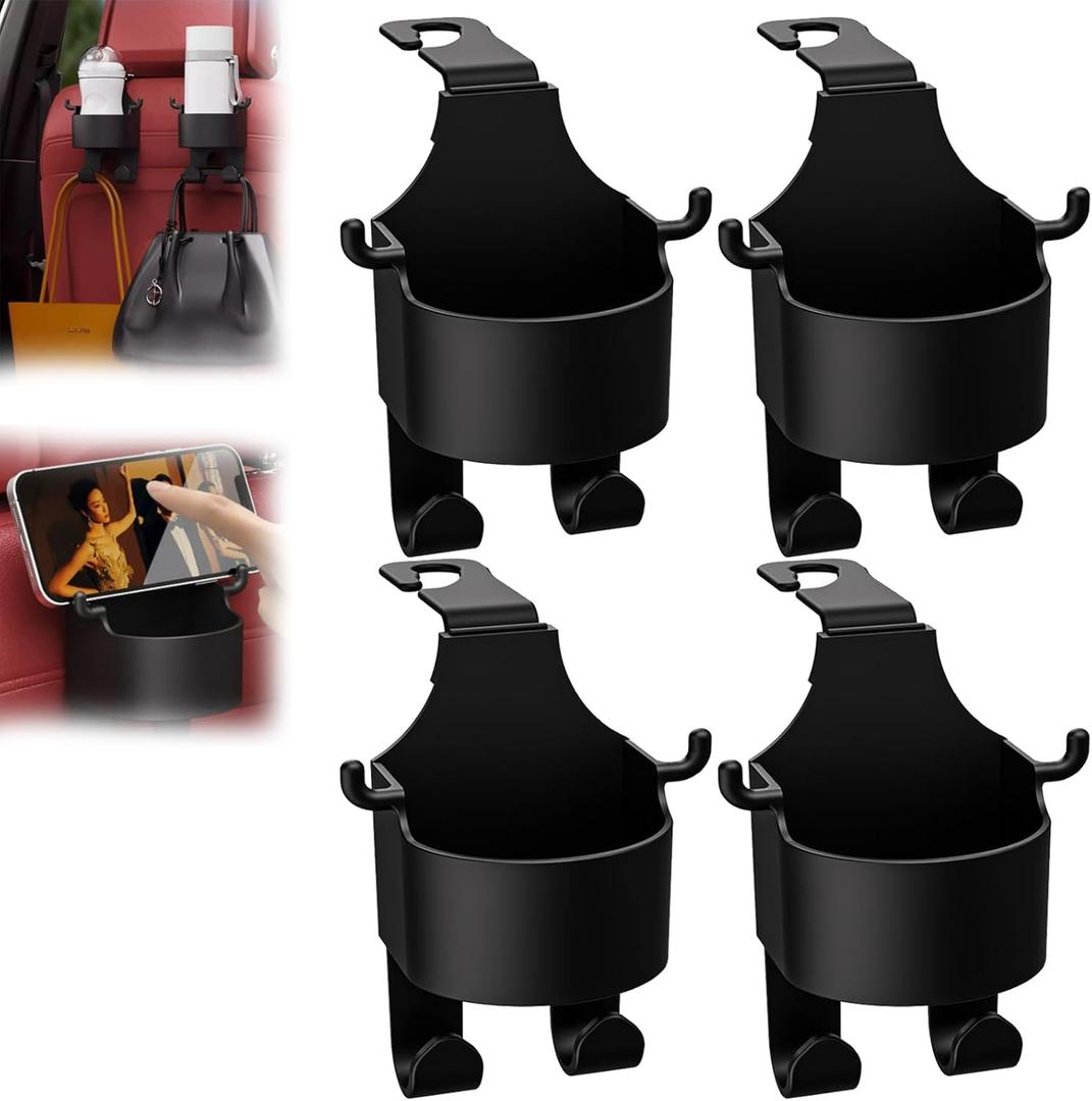 Multifunctional Hook for Car Seat Back, Back Seat Cup Holder with Hooks, Multifunction Seat Cup Holder Hook for Car (4)