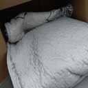 DJY Black White Quilt Set King 3 Pieces Floral Bedding Quilt Set Soft Botanical Bedspread with 2 Pillow Shams Lightweight Flower Quilt Coverlet Set for All Season 104''x 90''