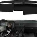 Dash Cover Mat Custom Fit for Nissan Pathfinder D21 Hardbody Pickup Truck 1986-1993, Dashboard Cover Pad Carpet Protector (Black) F77