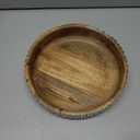 Kimona Fruit Bowls Wood Fruit Bowl or Decorative Bowl for Table Dcor for Kitchen Counter or Farmhouse Christmas Centerpiece (10" X 10" X 2.5")