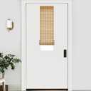 LazBlinds No Tools No Drill Bamboo Roller Shades, Cordless Bamboo Blinds, Light Filtering Roll Up Blinds for Windows, French Door, Porch or Patio, 12'' W x 40'' H, Squirrel