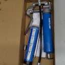 Mini Grease Gun (3000PSI) with Double 3oz Cartridge Grease and 12'' Flex Hose, Reinforced Coupler for Automotive, Marine