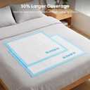 Bed Pads Disposable Adult 36"x48" 30 Count, Extra Large Heavy Duty Incontinence Underpads, Ultra Absorbent & Leakproof Chux Pads, Professional Protective Pee Pads for Seniors, Adults & Pets