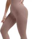 SHAPERX Women's Full Body Tummy Control Shapewear High Waisted Seamless Compression Leggings Stretchy Shaper Bodysuit, SZ5809-Sienna-L/ XL