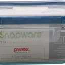 Snapware 4-Cup Total Solution Square Food Storage Container, Glass, Clear 