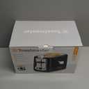 Toastmaster 2-Slice Toaster - Black with Stainless Steel - Kitchen Essential for Sandwich Bread & Breakfast Toast - Toaster with Wide Slots, High Rise Toast Lift & Cool-Touch Exterior