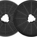 2 Packs Ductless Range Hood Filters, Charcoal Filters Replacement for Weceleh 30 inch Wall Mount Range Hood Model 303 Carbon Filters for Recirculation Easy Installation Set of 2