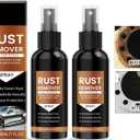 Rust Remover Spray - 2025 Upgrade for Metal & Car Scratch Removal, Iron Stain Cleaner for Multiple Surfaces(2pcs)