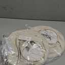 Bell Lamp Shades Set of 2, 6"Top x 13"Bottom x 10"High, Beige Shade Replacement for Table Lamps, Floor Lamps, Fabric Natural Linen Hand Crafted(Spider Fitter), Harp Holders Included, Assembly Required