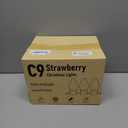 Smart C9 Christmas Lights, 100 LED 65FT Bluetooth Outdoor Light String, APP Remote Controlled, Music Sync Color Changing RGB Connectable Christmas Lights for Tree House Eaves Roof Decorations