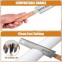 3 x 6 Inch Japanese Pull SawHand Saw Woodworking ToolsWood Handle, Sharp & Lightweight for Woodworking
