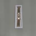 Metal Band Compatible with Apple Watch Bands for Women 40mm 41mm 42mm 38mm 44mm 45mm 46mm 49mm, Dressy Stainless Steel Link Bracelet, Designer Strap for iWatch Series 11/SE/10/9/8/7/6/5/4/3/2/1/Ultra (Starlight)