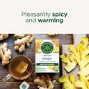 Traditional Medicinals Tea, Organic Ginger, Healthy Digestion, Pleasantly Spicy & Warming, 16 Tea Bags