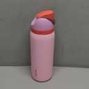 Owala FreeSip Insulated Stainless Steel Water Bottle with Straw for Sports and Travel, BPA-Free Sports Water Bottle, 32 oz, Pink, Angel Food Cake