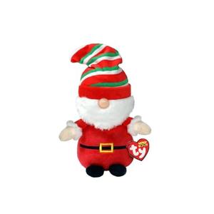 TY Beanie Boo GNEWMAN - Christmas Gnome with Hat - 6" 2pcs