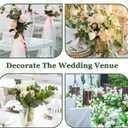 30 Pcs Artificial Eucalyptus Stems, Fake Silver Dollar Eucalyptus Leaves Stems, Faux Greenery Stems for DIY Bouquets, Wedding Centerpieces, Home Decor, and Vase Arrangements (30)