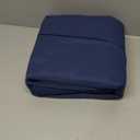 Mueller Luxury 6 PC Full Size Bed Sheets, Super Soft 1800, Deep Pocket up to 16" Full Size Sheets, Transfers Heat, Breathes Better, Hypoallergenic, Wrinkle-Resistant, Oeko-TEX, Navy (Full, Navy)