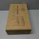 Grey Shower Bench - Small Wooden Shower Stool with Storage Shelf, Non-Slip Bathroom Seat, Spa Decor Bath Bench, Foot Rest Shaving Stool for Shower, Indoor Outdoor Use, Great Gift Idea (17" x 9 x 17)